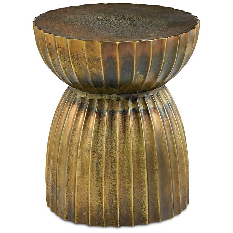 Image 1 Rasi Antique Brass Table/Stool