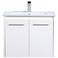 Rasina 24" Wide White Single Sink Floating Bathroom Vanity