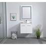 6_Rasina 24" Wide White Single Sink Floating Bathroom Vanity more views