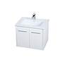 Rasina 24" Wide White Single Sink Floating Bathroom Vanity