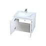 Rasina 24" Wide White Single Sink Floating Bathroom Vanity