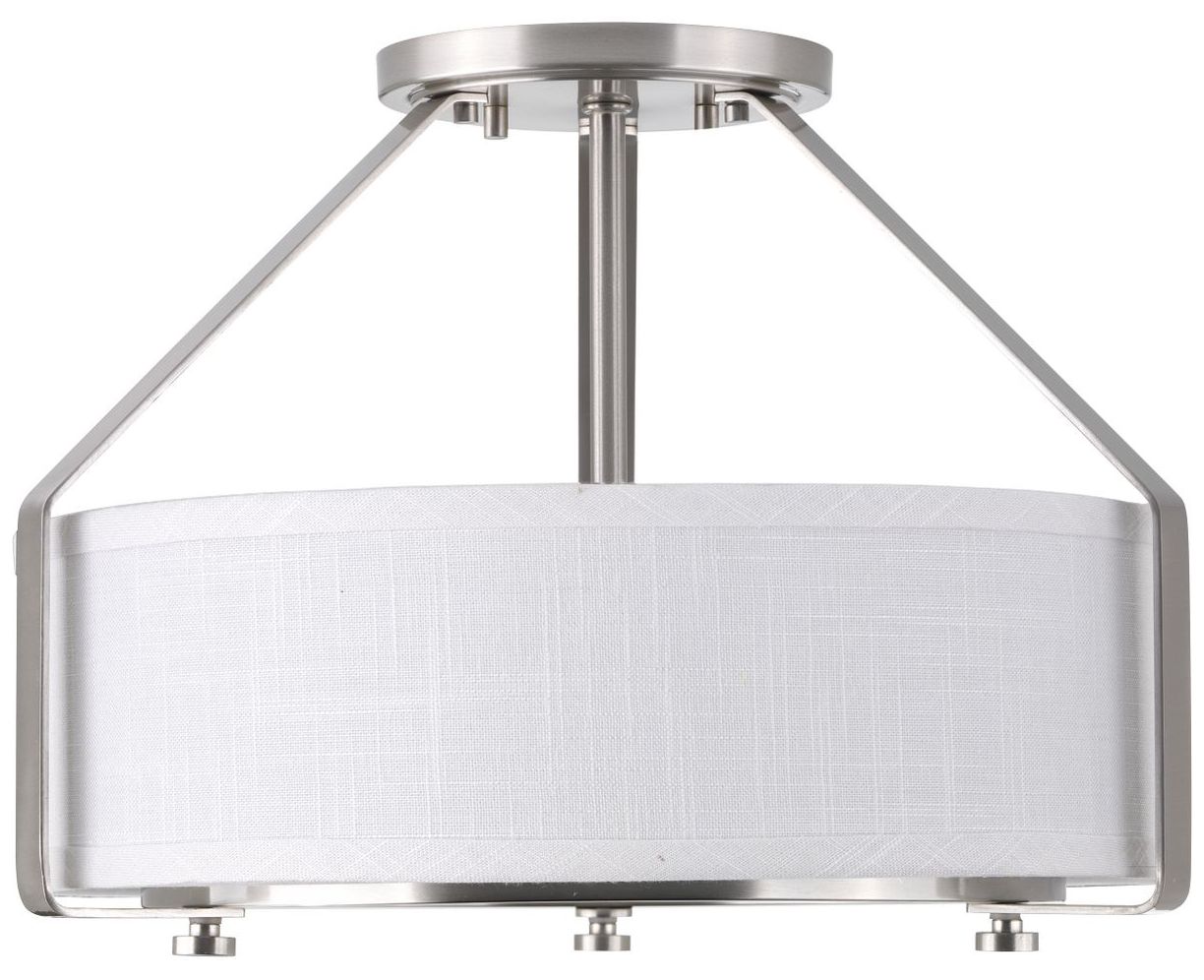 Image 2 Ratio Collection Three-Light 16" Semi-Flush Mount more views