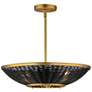 1_Rattan 20" 3-Light Pendant - Natural Aged Brass