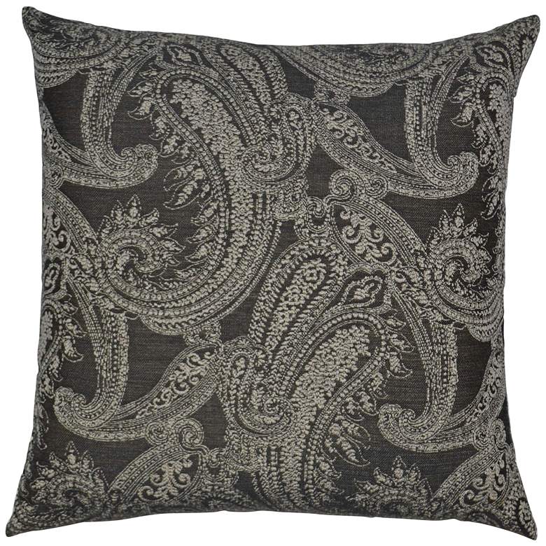 Image 1 Ravel Gray 24 inch Square Decorative Throw Pillow