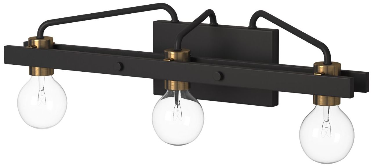 Image 5 Ravella 24" Wide Black 3-Light Vanity Bath Light more views