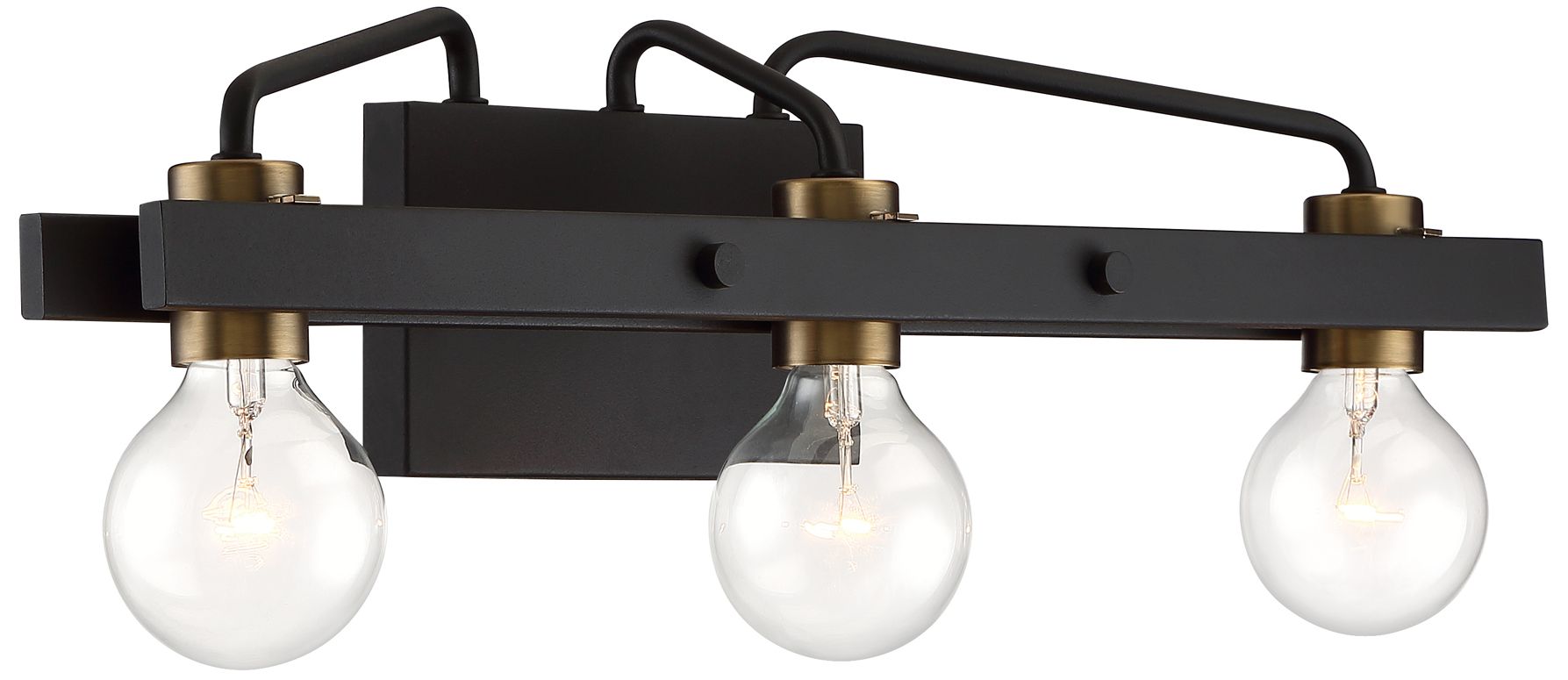 Image 6 Ravella 24" Wide Black 3-Light Vanity Bath Light more views