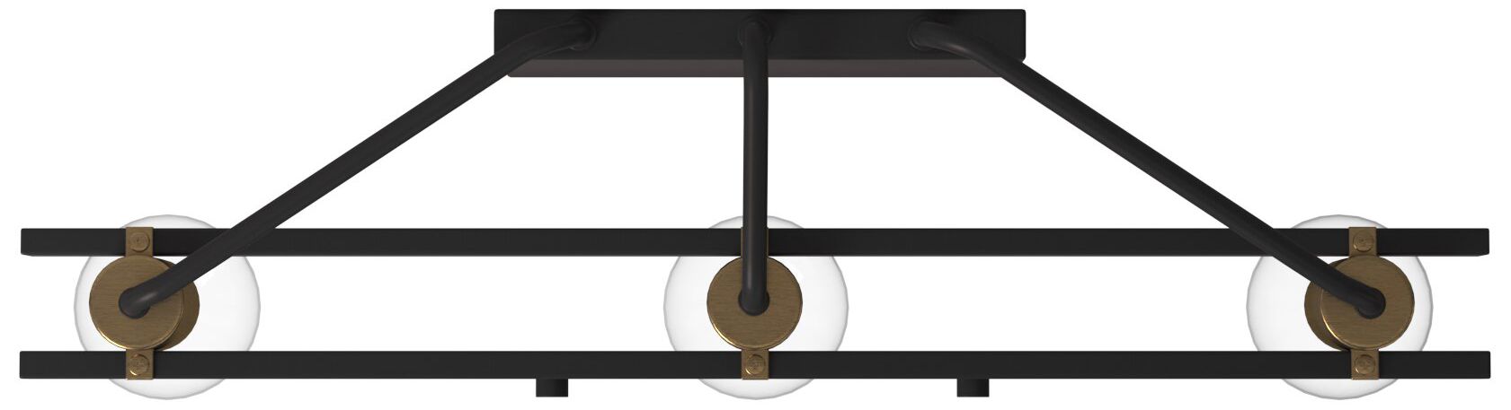 Image 7 Ravella 24" Wide Black 3-Light Vanity Bath Light more views