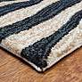 Ravella Black 2033/48 5&#39;x7&#39;6" Zebra Indoor-Outdoor Area Rug