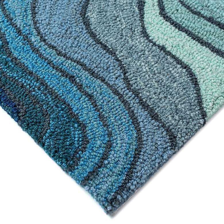 Image 4 Ravella Mykonos 226703 5&#39;x7&#39;6 inch Water Indoor/Outdoor Area Rug more views