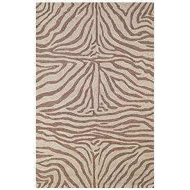 Image2 of Ravella Zebra 2033/19 5'x7'6" Brown Indoor-Outdoor Area Rug