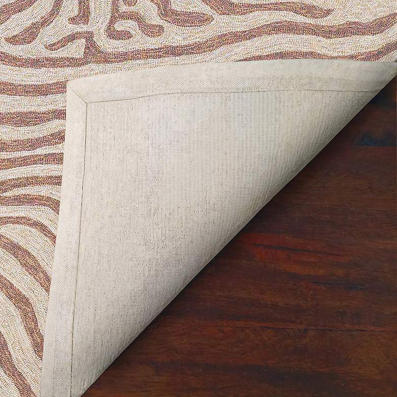 Image 4 Ravella Zebra 2033/19 5'x7'6" Brown Indoor-Outdoor Area Rug more views