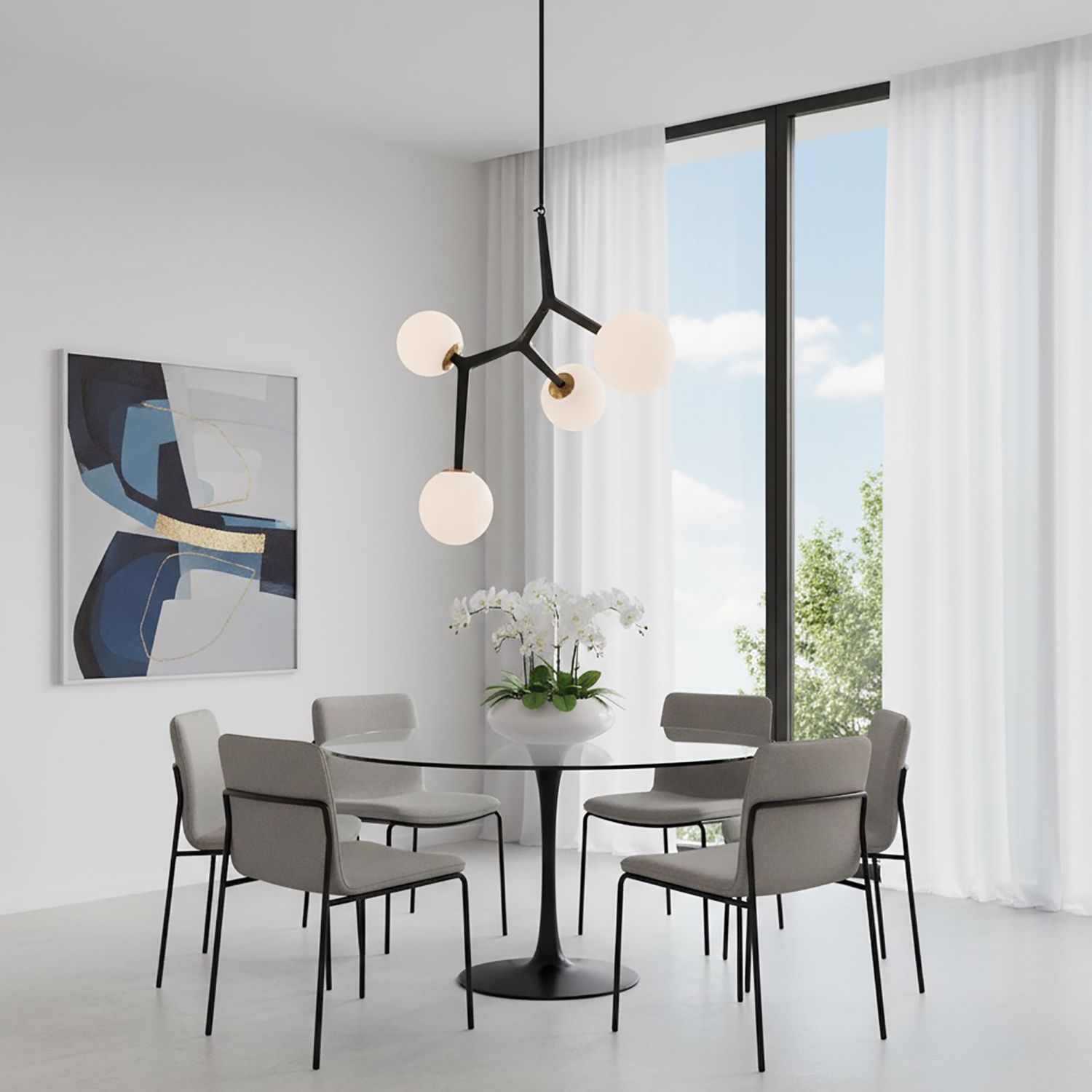 Image 3 Ravello 4 Light Pendant more views