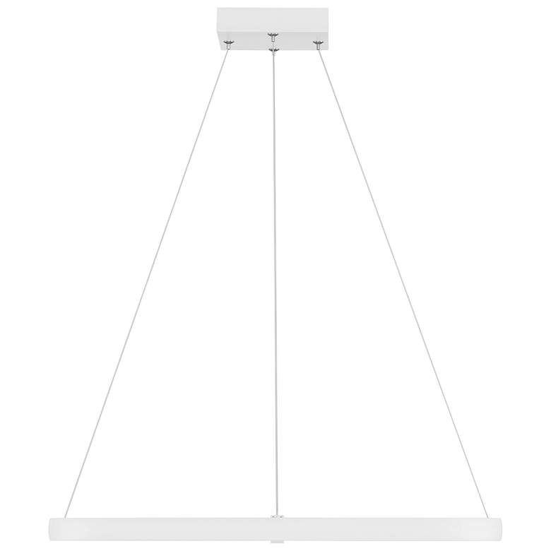Image 2 Ravello Dual Voltage 24" LED Pendant - Matte White more views