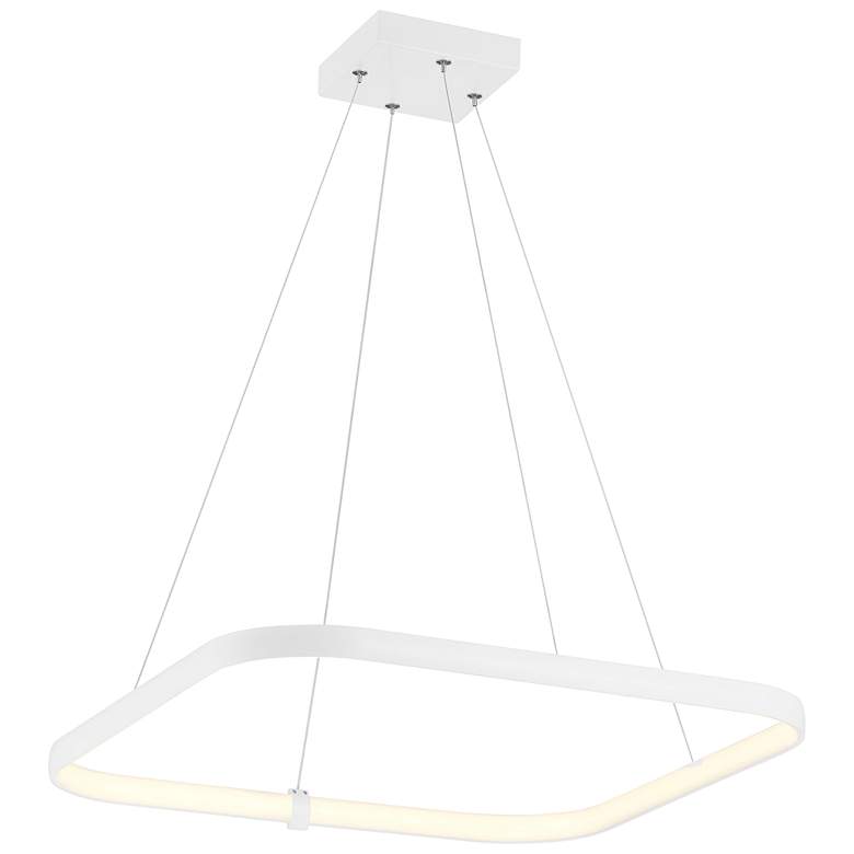 Image 3 Ravello Dual Voltage 24" LED Pendant - Matte White more views