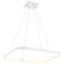 3_Ravello Dual Voltage 24" LED Pendant - Matte White more views