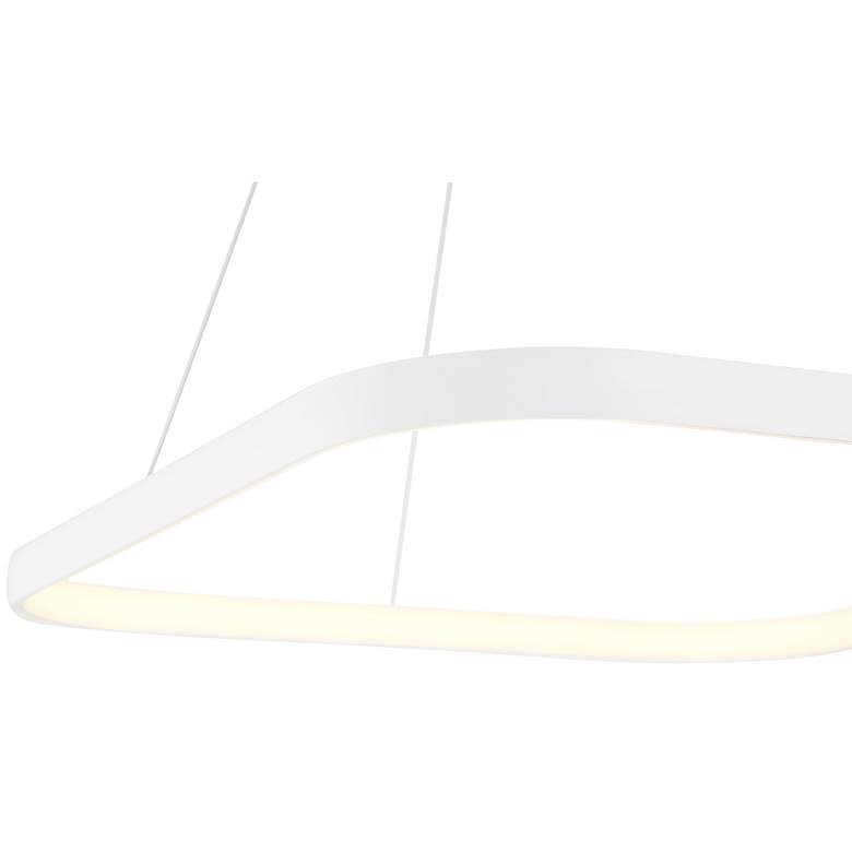 Image 4 Ravello Dual Voltage 24" LED Pendant - Matte White more views