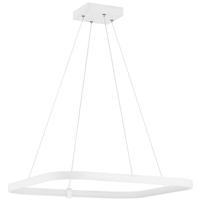 Image 5 Ravello Dual Voltage 24" LED Pendant - Matte White more views