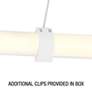 6_Ravello Dual Voltage 24" LED Pendant - Matte White more views