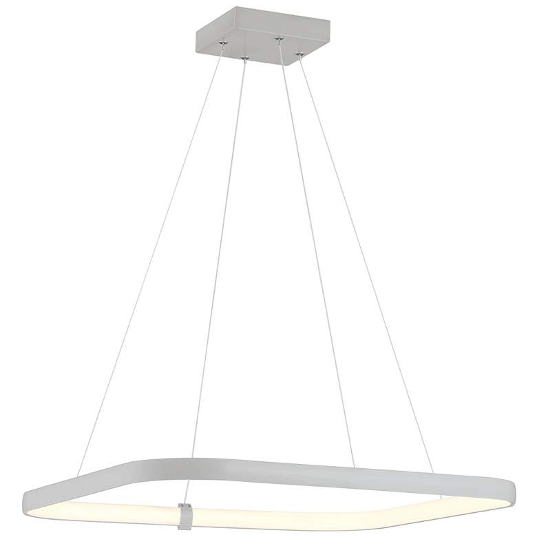 Image 1 Ravello Dual Voltage 24" LED Pendant - Satin