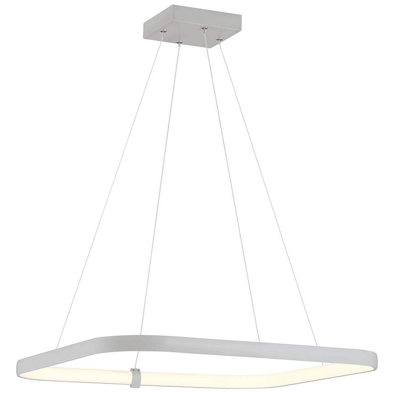 Image 1 Ravello Dual Voltage 24 inch LED Pendant - Satin