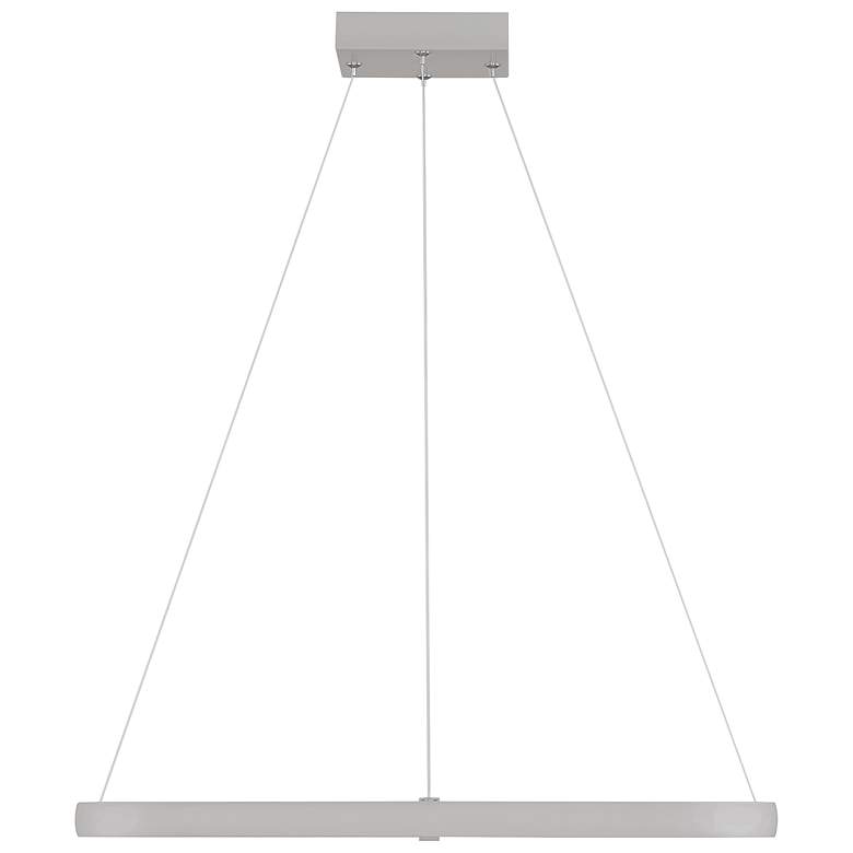 Image 2 Ravello Dual Voltage 24" LED Pendant - Satin more views