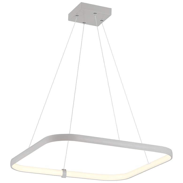 Image 3 Ravello Dual Voltage 24" LED Pendant - Satin more views