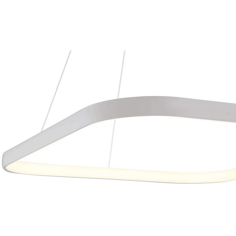 Image 4 Ravello Dual Voltage 24" LED Pendant - Satin more views