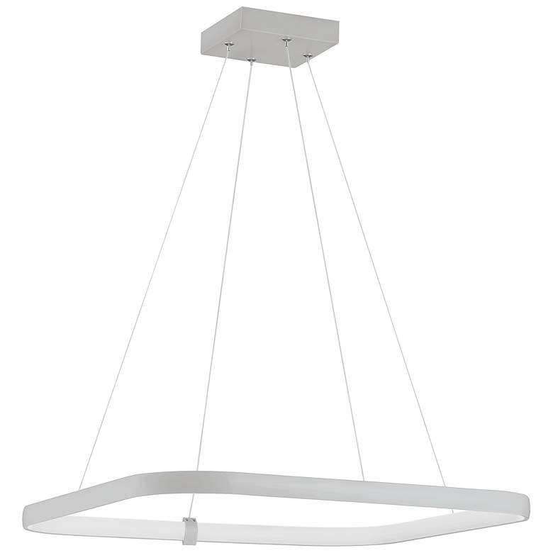 Image 5 Ravello Dual Voltage 24" LED Pendant - Satin more views