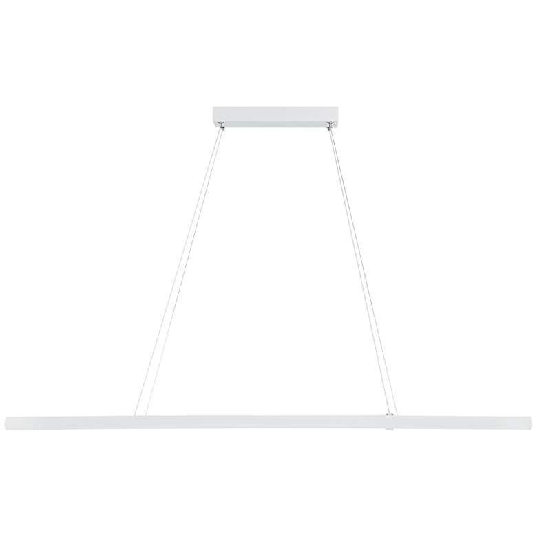 Image 2 Ravello Dual Voltage 48" LED Pendant - Matte White more views