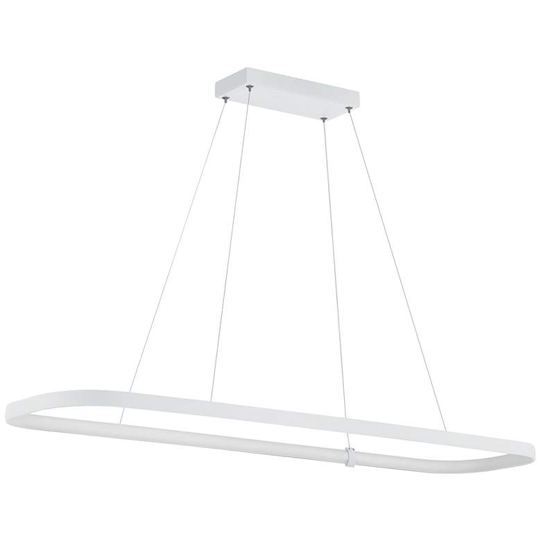 Image 5 Ravello Dual Voltage 48" LED Pendant - Matte White more views
