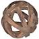 Ravello Natural Firwood 8" Wide Decorative Orb