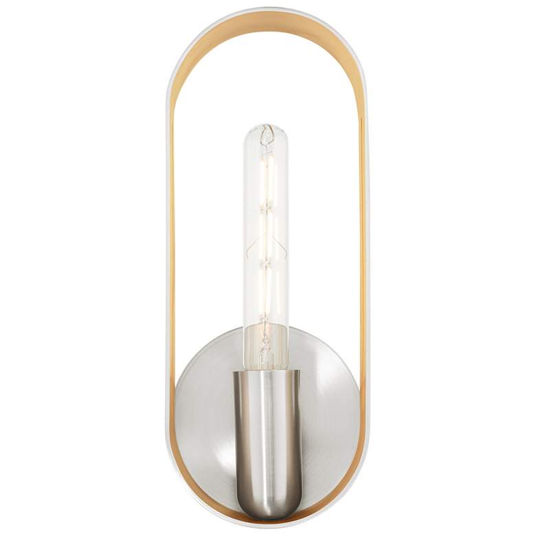 Image 1 Raven 1 Light Brushed Nickel ADA Single Sconce