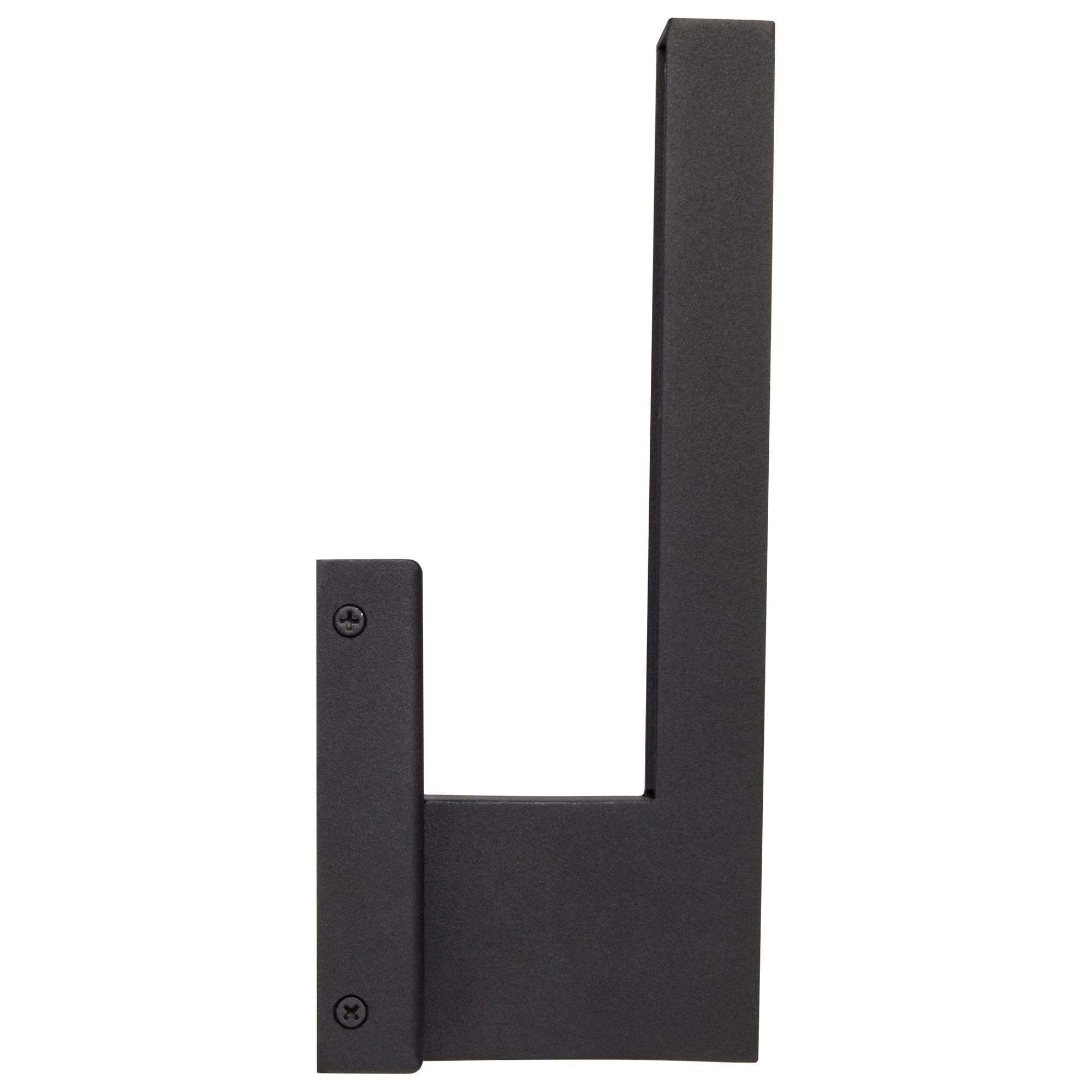 Image 3 Raven 10" High Textured Matte Black LED Outdoor Wall Light more views