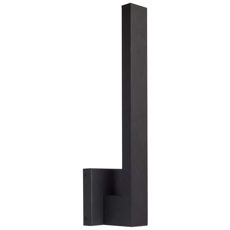 Image 1 Raven 18" High Textured Matte Black LED Outdoor Wall Light
