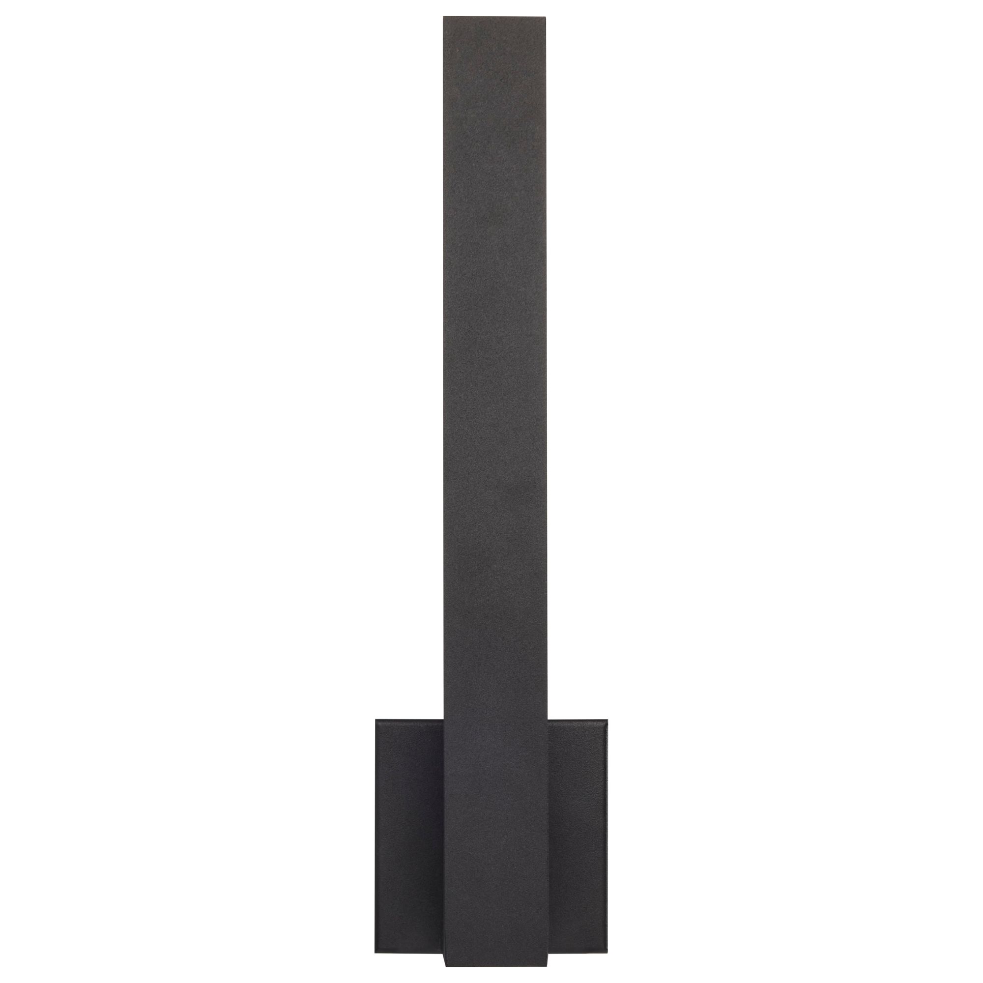 Image 3 Raven 18" High Textured Matte Black LED Outdoor Wall Light more views