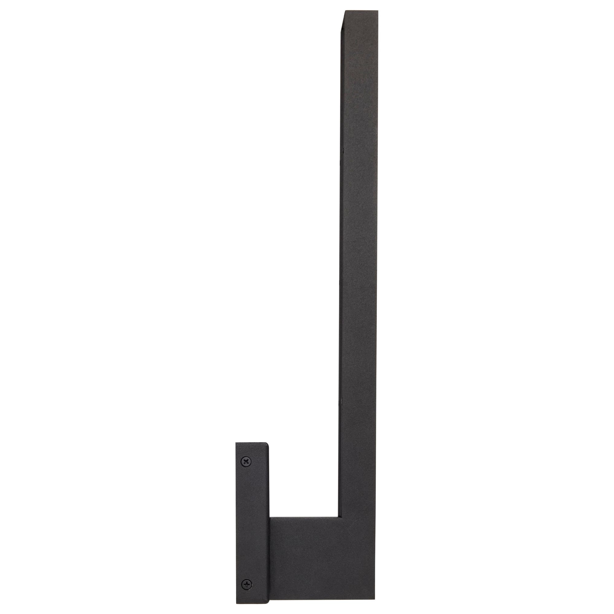 Image 4 Raven 18" High Textured Matte Black LED Outdoor Wall Light more views