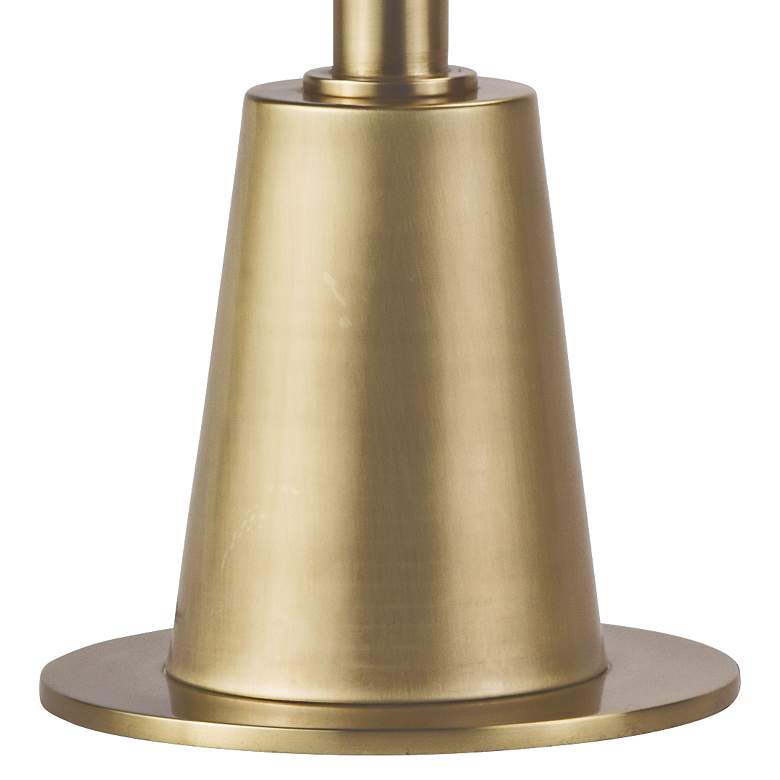 Image 3 Raven 27" High Natural Brass Modern Industrial Adjustable Desk Lamp more views