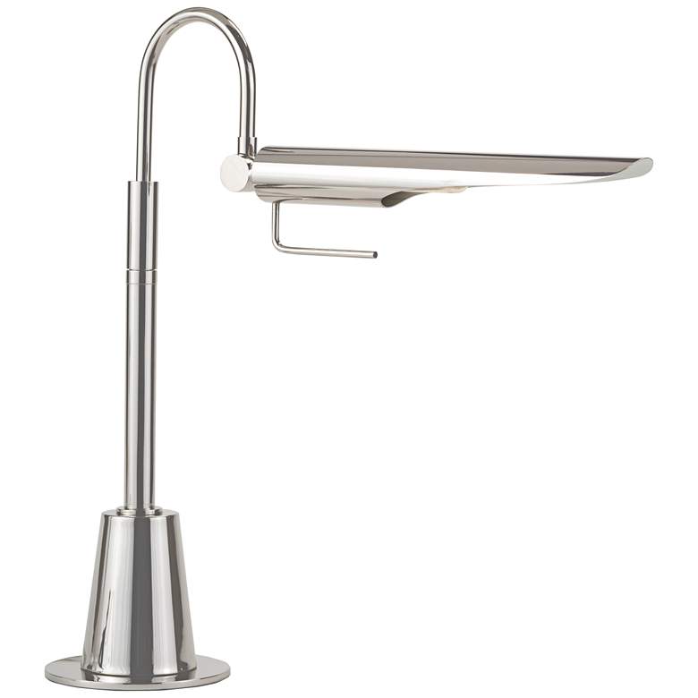 Image 2 Raven 27" High Polished Nickel Modern Industrial Adjustable Desk Lamp