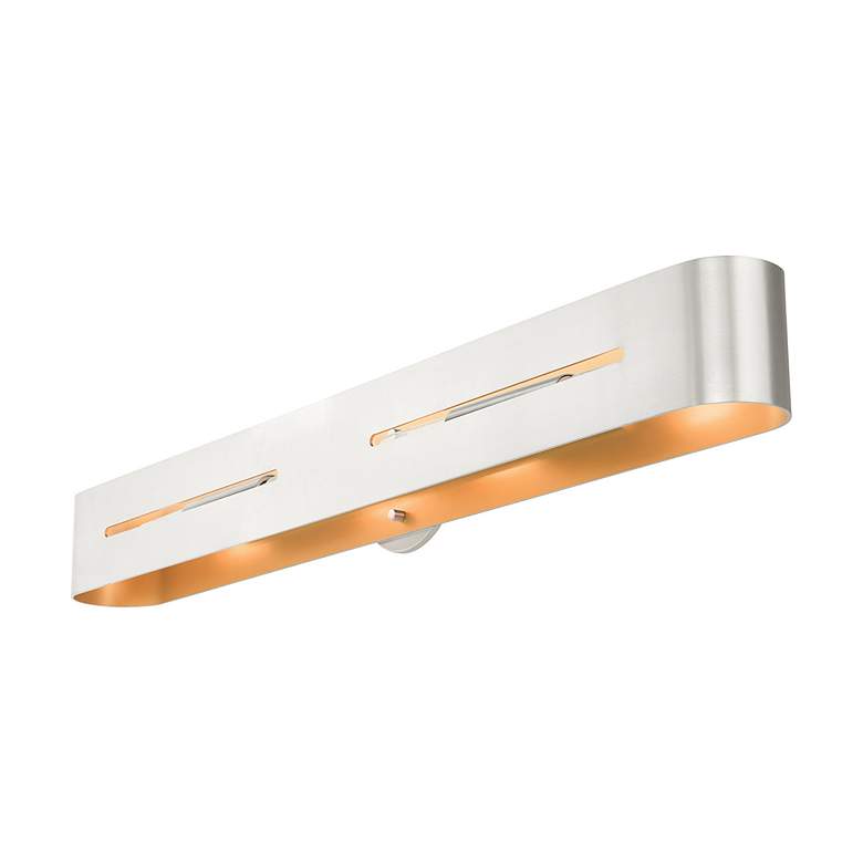 Image 6 Raven 4 Light Brushed Nickel ADA Vanity Sconce more views