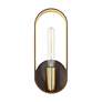 2_Ravena 13" High Bronze with Brass Wall Sconce more views