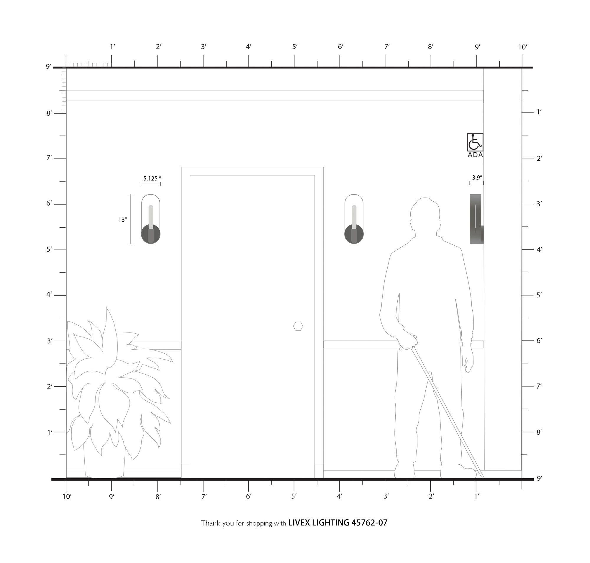 Ravena 13" High Bronze with Brass Wall Sconce