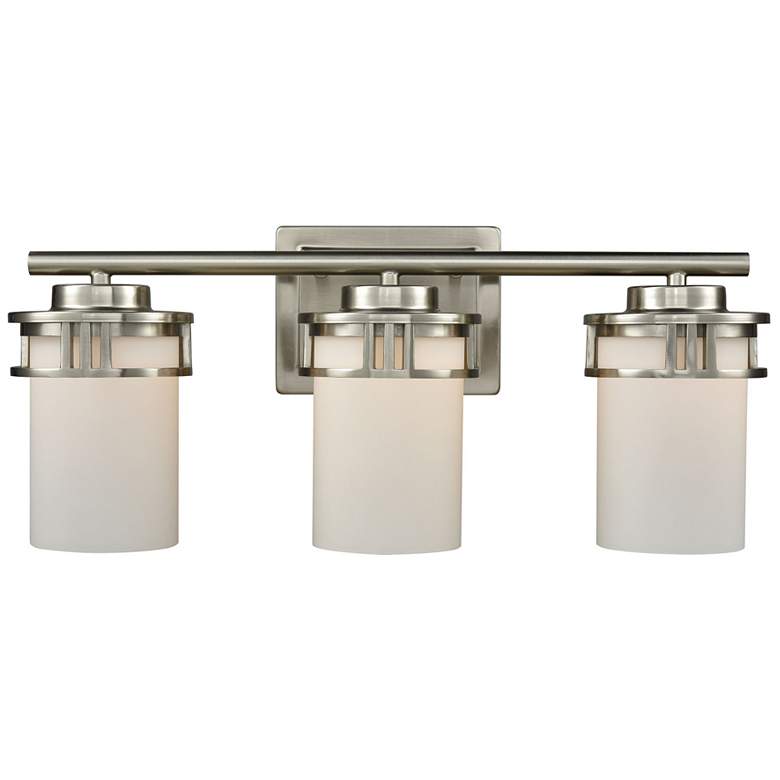 Image 1 Ravendale 20" Wide 3-Light Vanity Light - Brushed Nickel