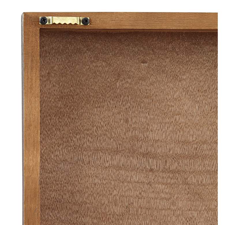 Image 5 Ravenna 31 1/2" High Brown Rectangular Wood Wall Art more views