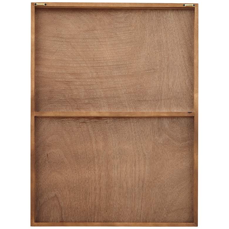 Image 7 Ravenna 31 1/2" High Brown Rectangular Wood Wall Art more views