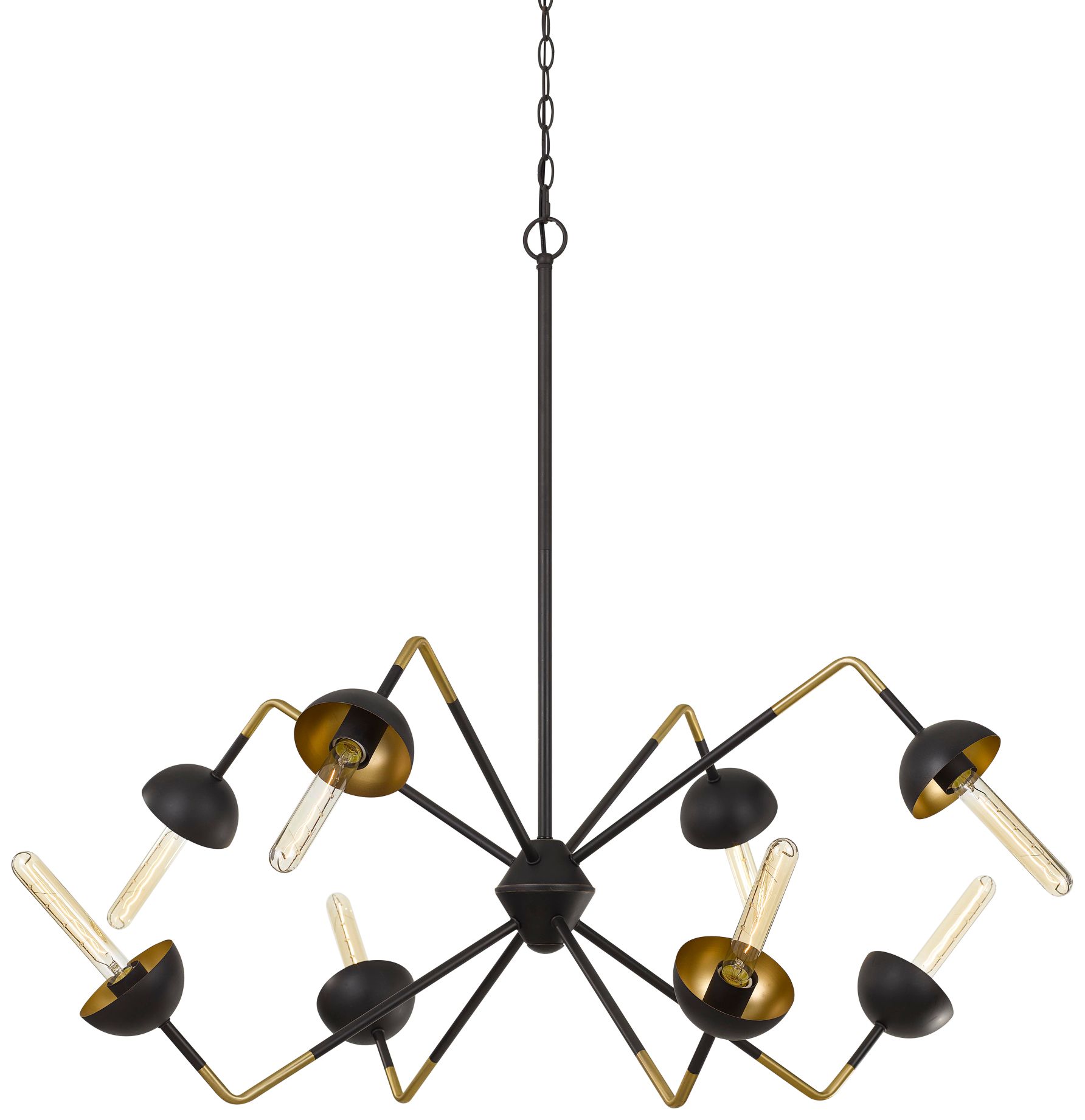 Ravenna 40" Wide Blacksmith 8-Light Sputnik Chandelier