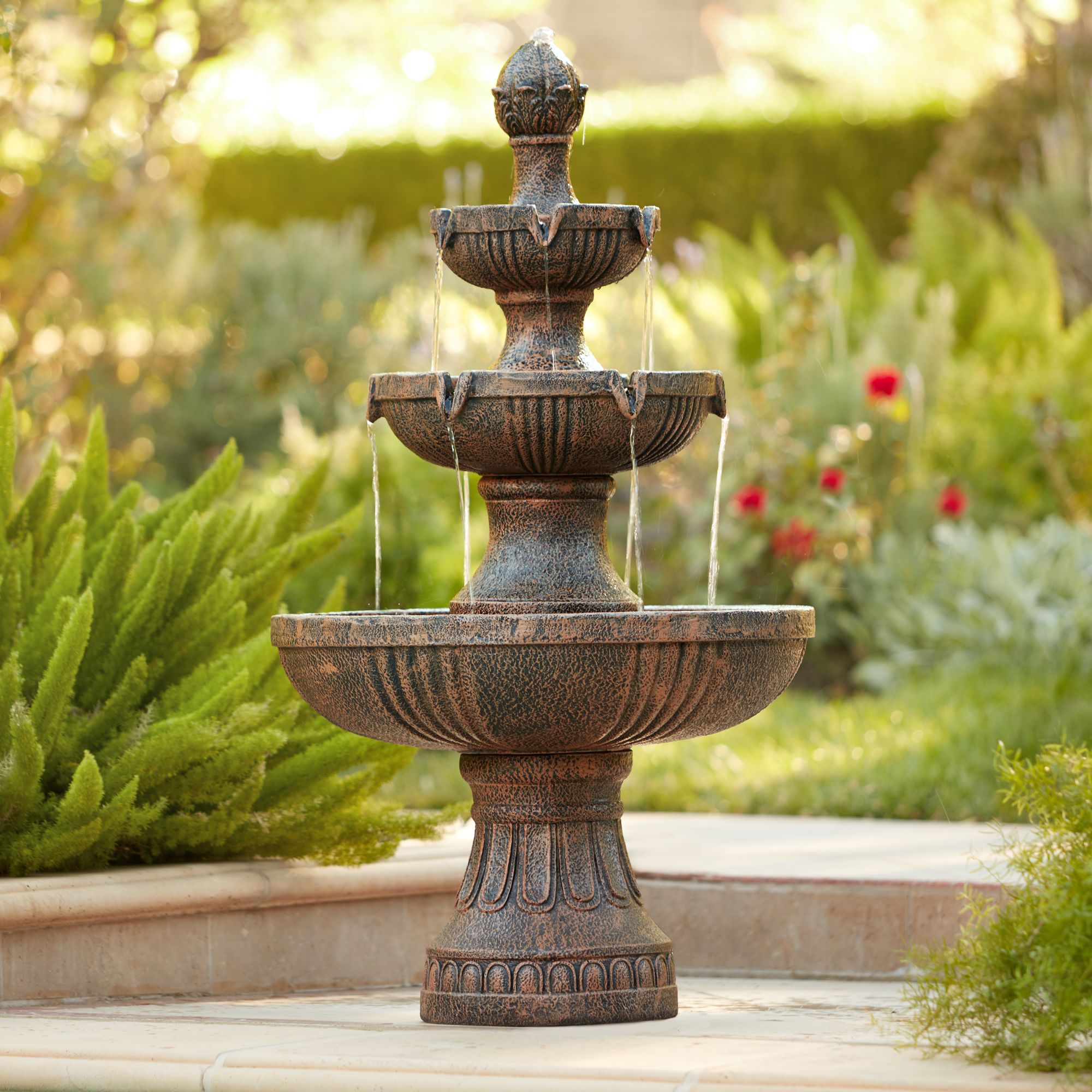 Sale On Outdoor 36 In To 48 In Fountains Lamps Plus   Ravenna 43 High Italian Garden Fountain By John Timberland  55336cropped 