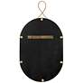 4_Ravina Braided Brass 17 3/4" x 20 1/4" Oval Wall Mirror more views