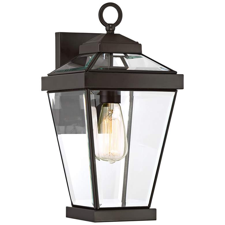 Image 1 Ravine 16 1/4"H Western Bronze Outdoor Wall Light by Quoizel