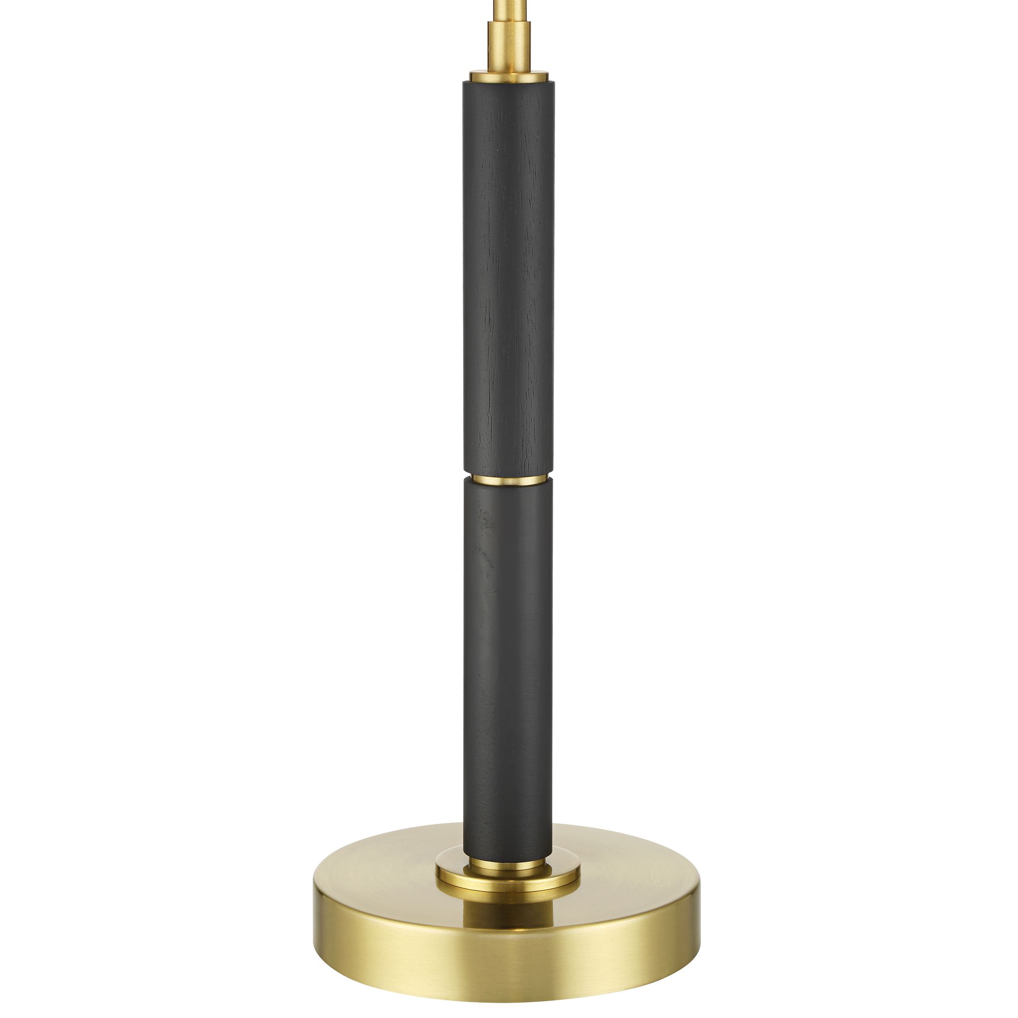 Rawdon 27" High Antique Brass and Black 2-Light Pull-Chain Table Lamp in scene