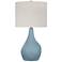 Rawlins 33" High Light Grey Blue Table Lamp